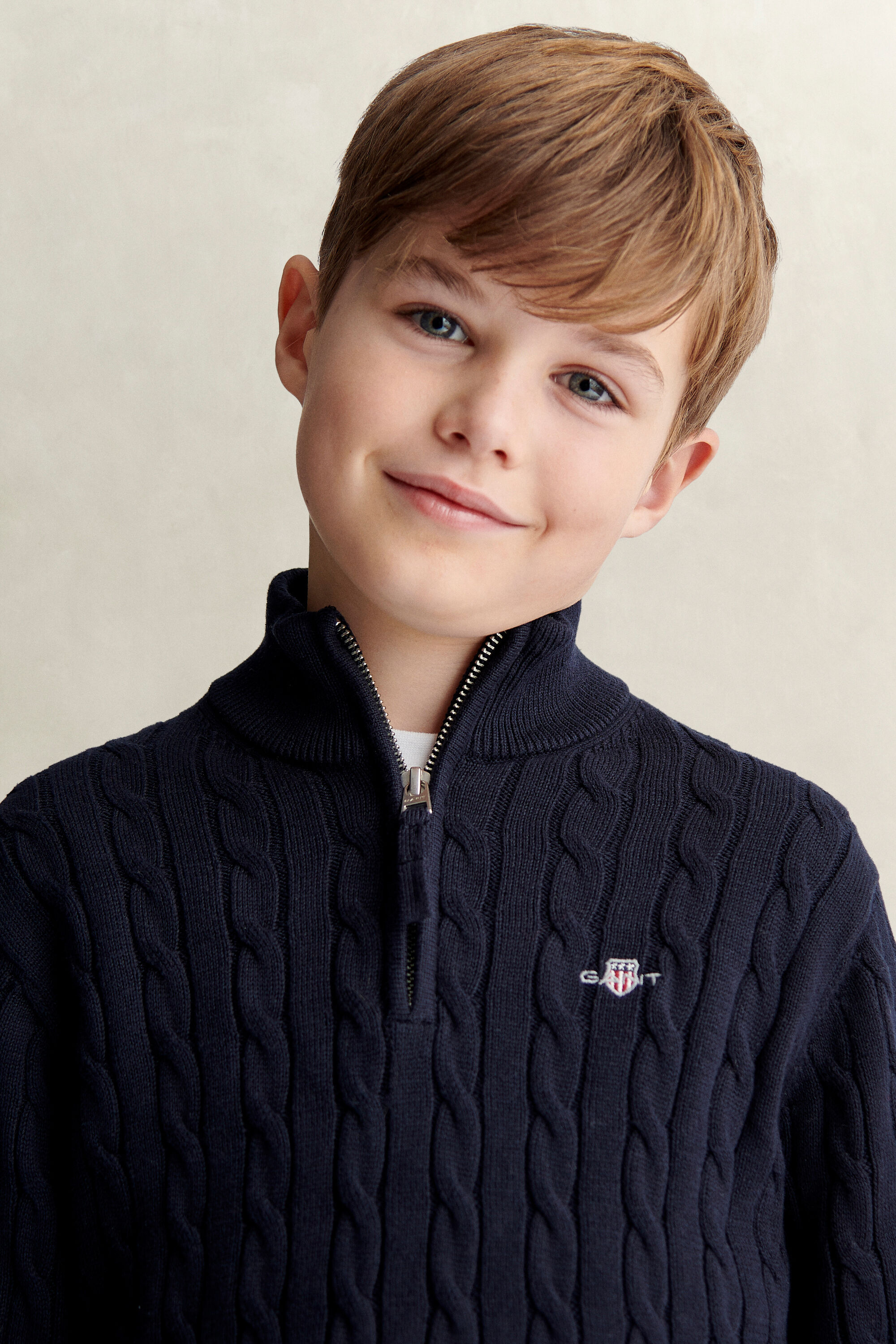 Teen Boys ‑malliston Shield-vetoketjuneulepusero