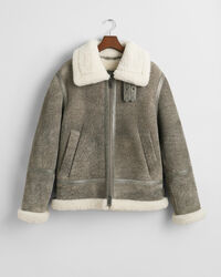 Shearling-takki