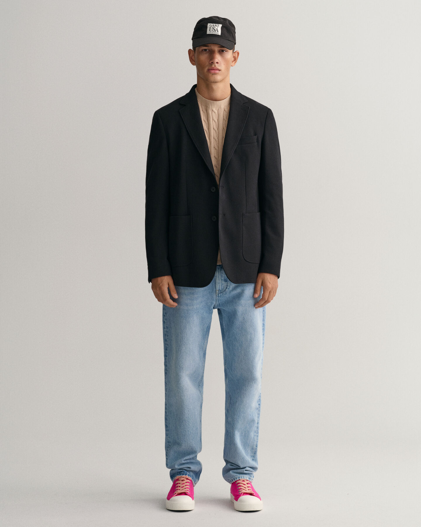 Puuvillainen palmikkoneulepusero, py&ouml;re&auml; p&auml;&auml;ntie