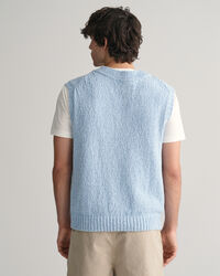 Kohopintainen liivi slubipuuvillaa