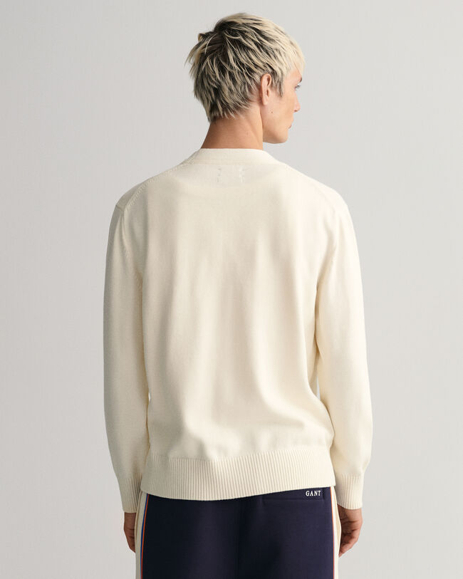 Supima Letterman -puuvillaneuletakki