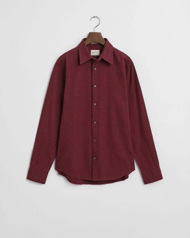 Regular fit ‑mitoitettu meleerattu flanellipaita