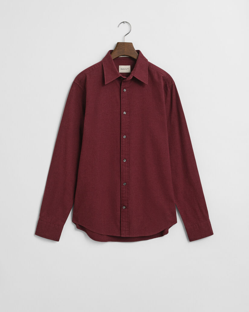 Regular fit ‑mitoitettu meleerattu flanellipaita