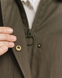 Puuvillainen Barn Jacket -öljykangastakki