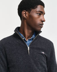 Ohut lampaanvillaneule, vetoketjukaulus