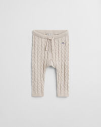 Baby-malliston puuvillaiset Shield-palmikkoneuleleggingsit