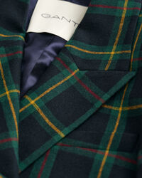 Regular fit ‑mitoitettu ruudullinen bleiseri