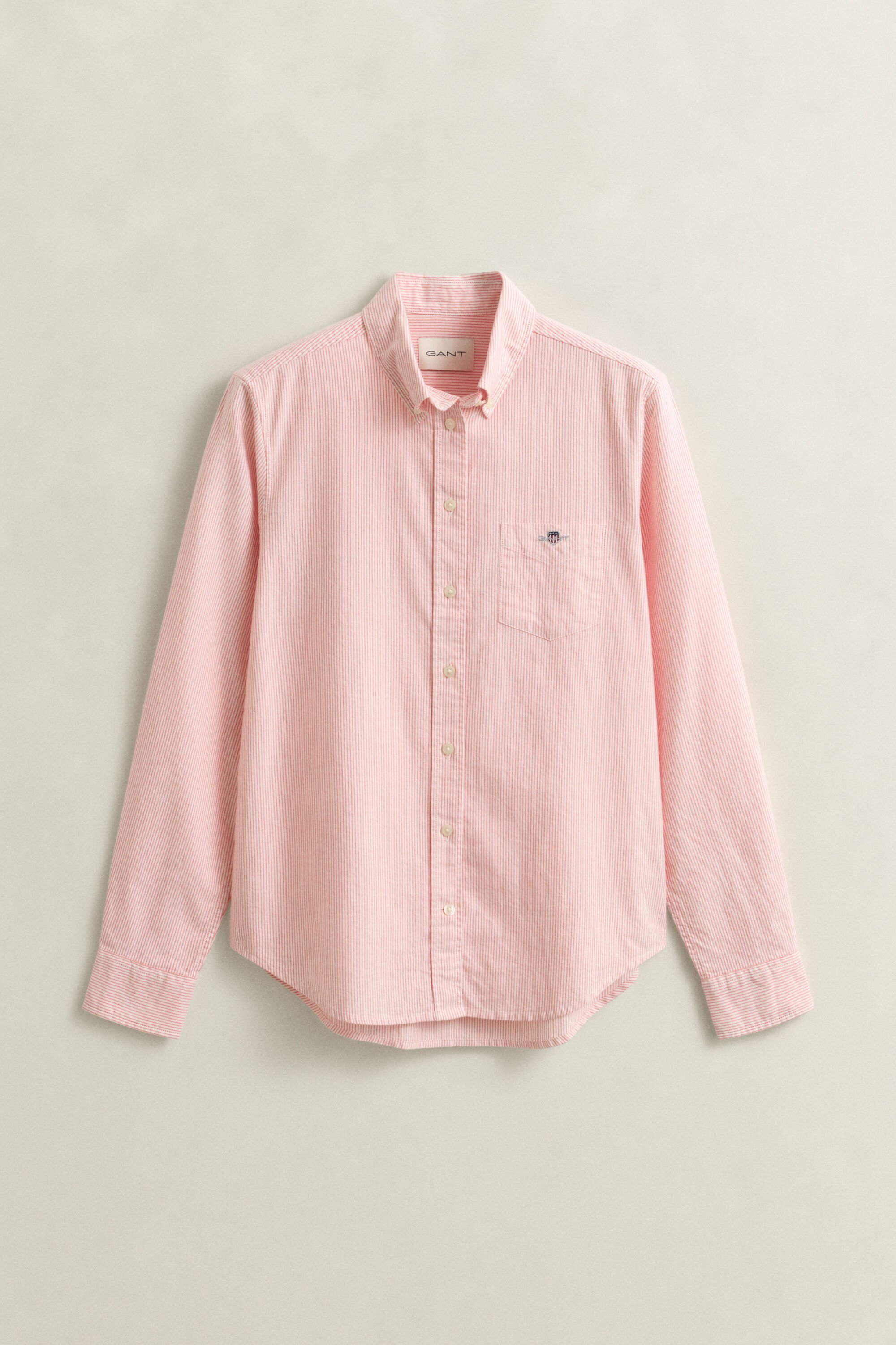 Regular fit ‑mitoitettu raidallinen Classic-oxford-paita