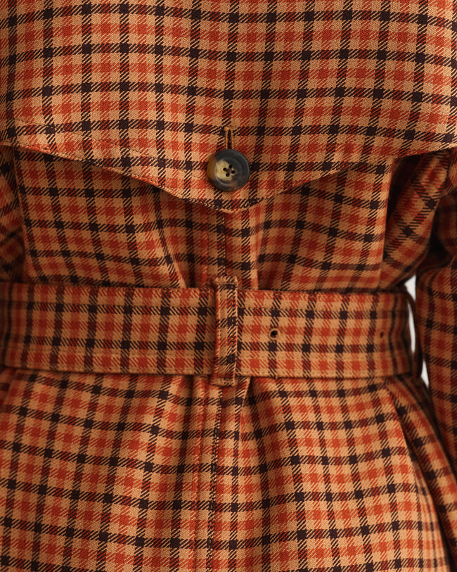 Ruudullinen trenssitakki