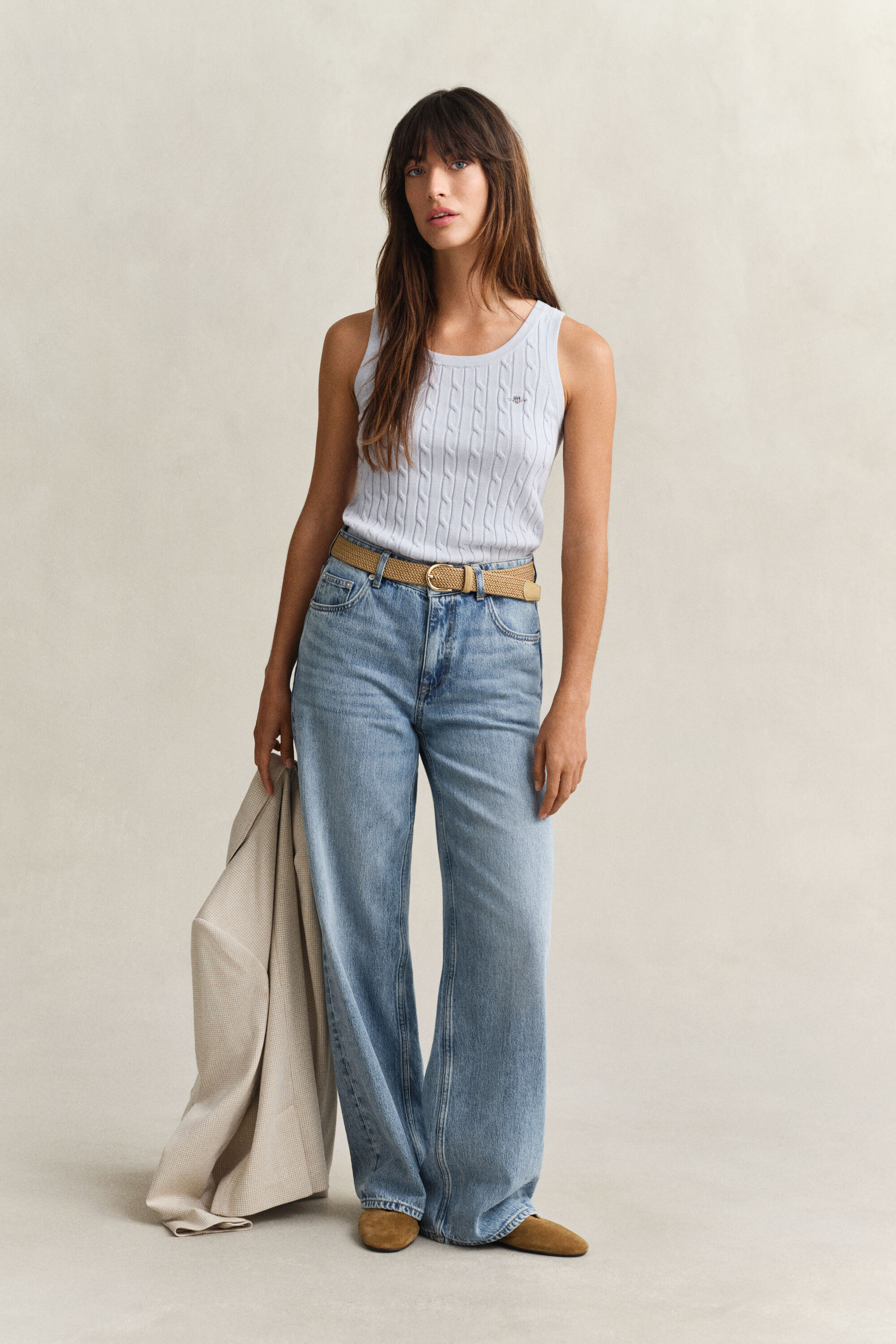 Hihaton palmikkoneuletoppi