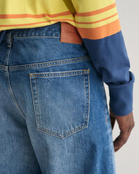 Loose&nbsp;fit ‑mitoitetut Vintage Wash ‑farkut