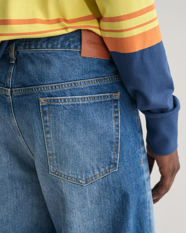 Loose&nbsp;fit ‑mitoitetut Vintage Wash ‑farkut