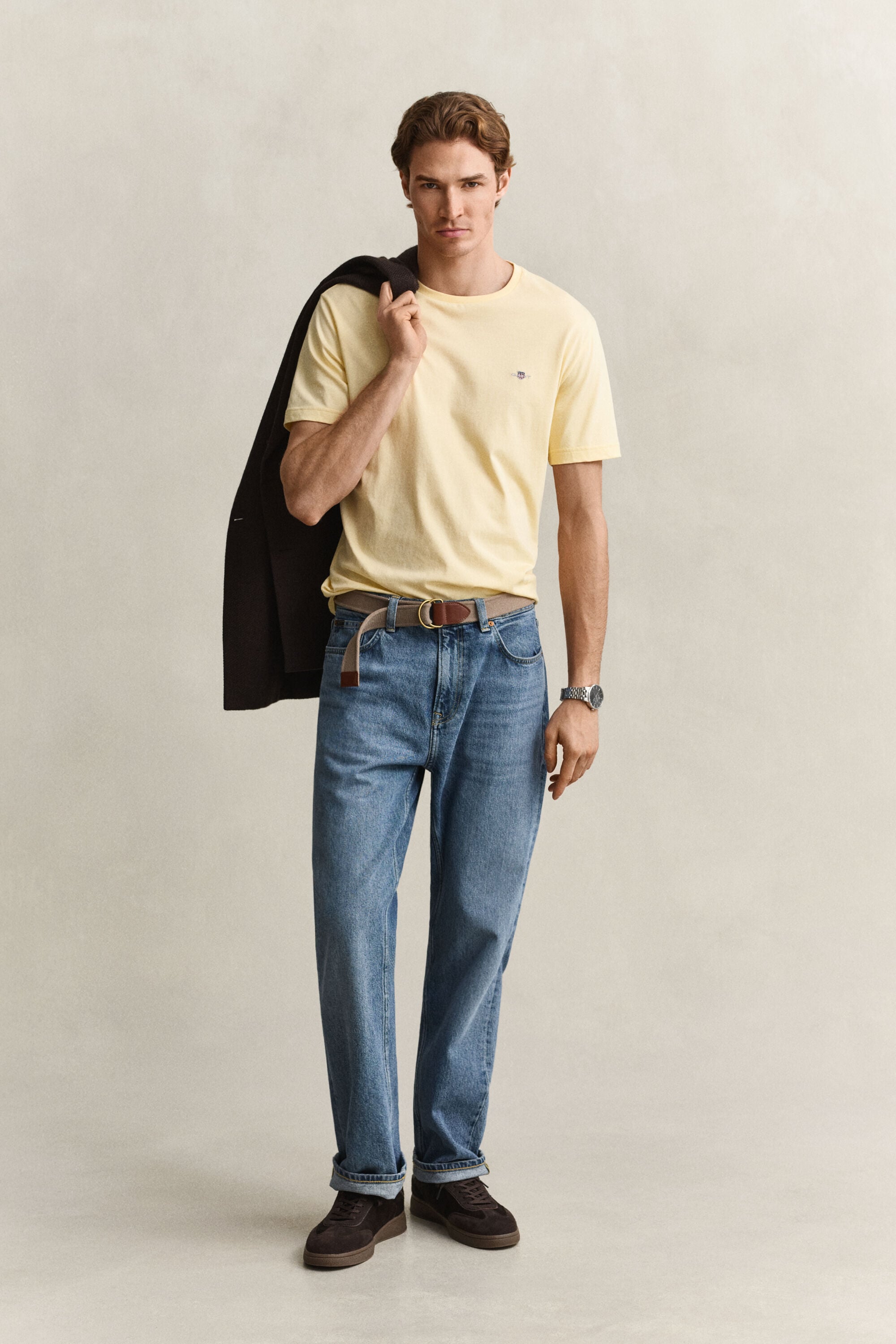 Regular fit ‑mitoitettu Shield-t‑paita