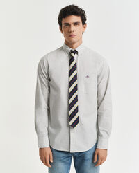 Regular fit ‑mitoitettu klassinen popliiniruutupaita