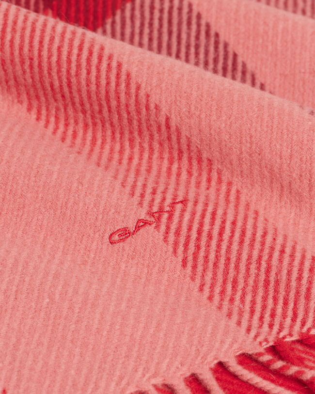 Isoruutuinen villahuivi