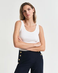 Slim&nbsp;fit ‑mitoitettu joustinneuletoppi