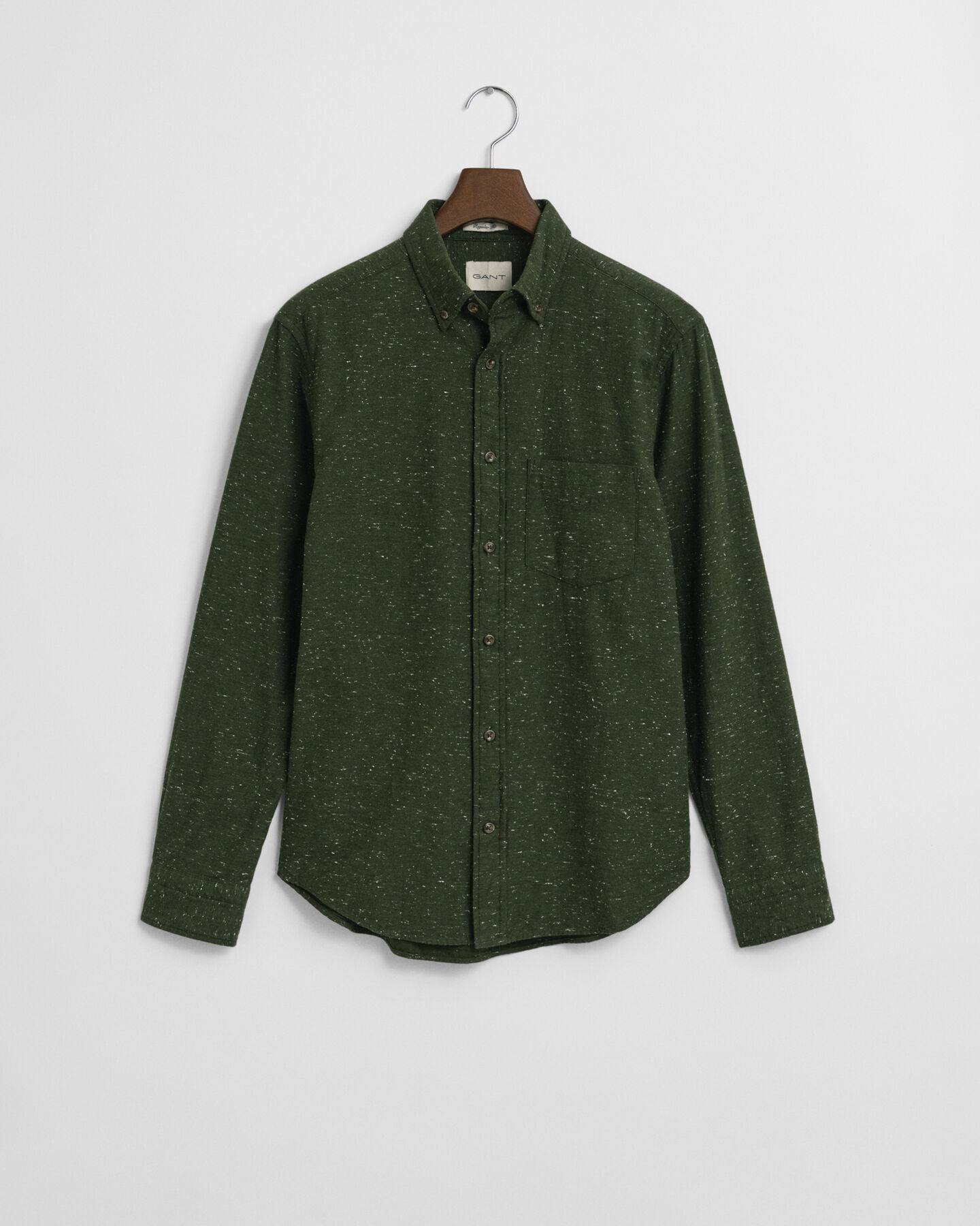 Regular fit ‑mitoitettu nyppyflanellipaita