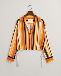 Relaxed&nbsp;fit ‑mitoitettu Tie Band -raitapaita