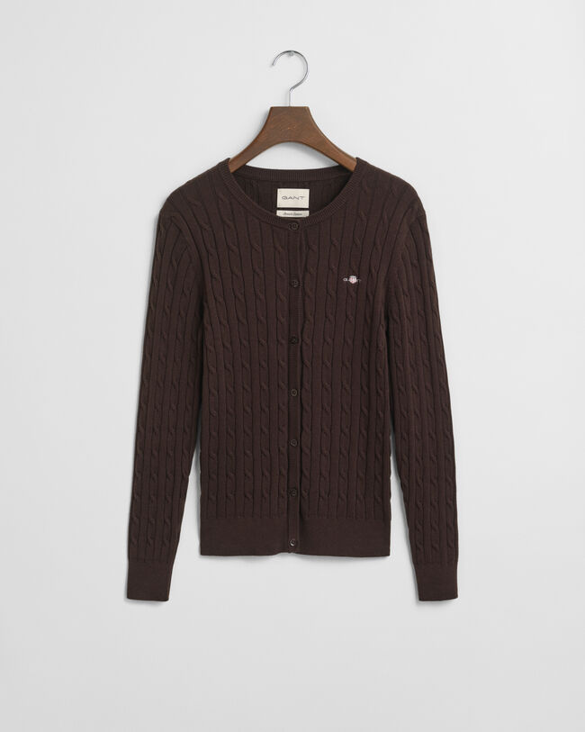 Joustopuuvillainen Shield-palmikkoneuletakki