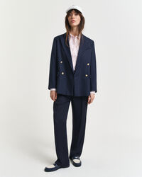 Slim fit ‑mitoitettu joustava oxford-paita