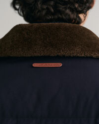 Flanellikankainen Puffer-takki