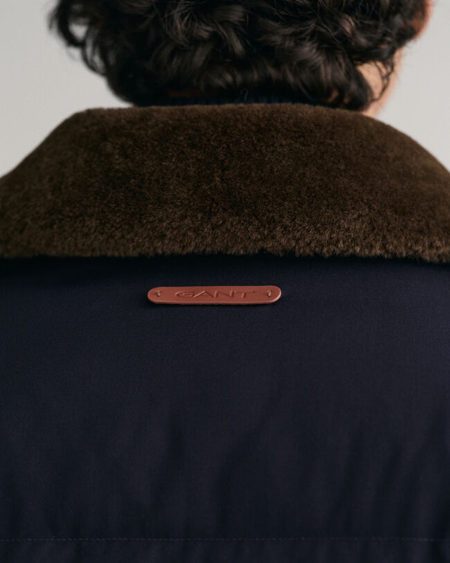 Flanellikankainen Puffer-takki