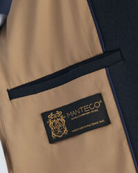 Regular fit ‑mitoitettu jerseybleiseri