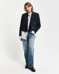 Regular fit ‑mitoitettu raidallinen klassinen oxford-paita