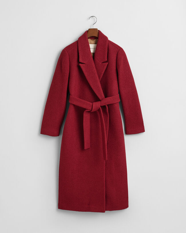 Kohopintainen kietaisutakki