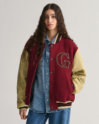 Topattu Mix GANT Varsity Jacket ‑takki