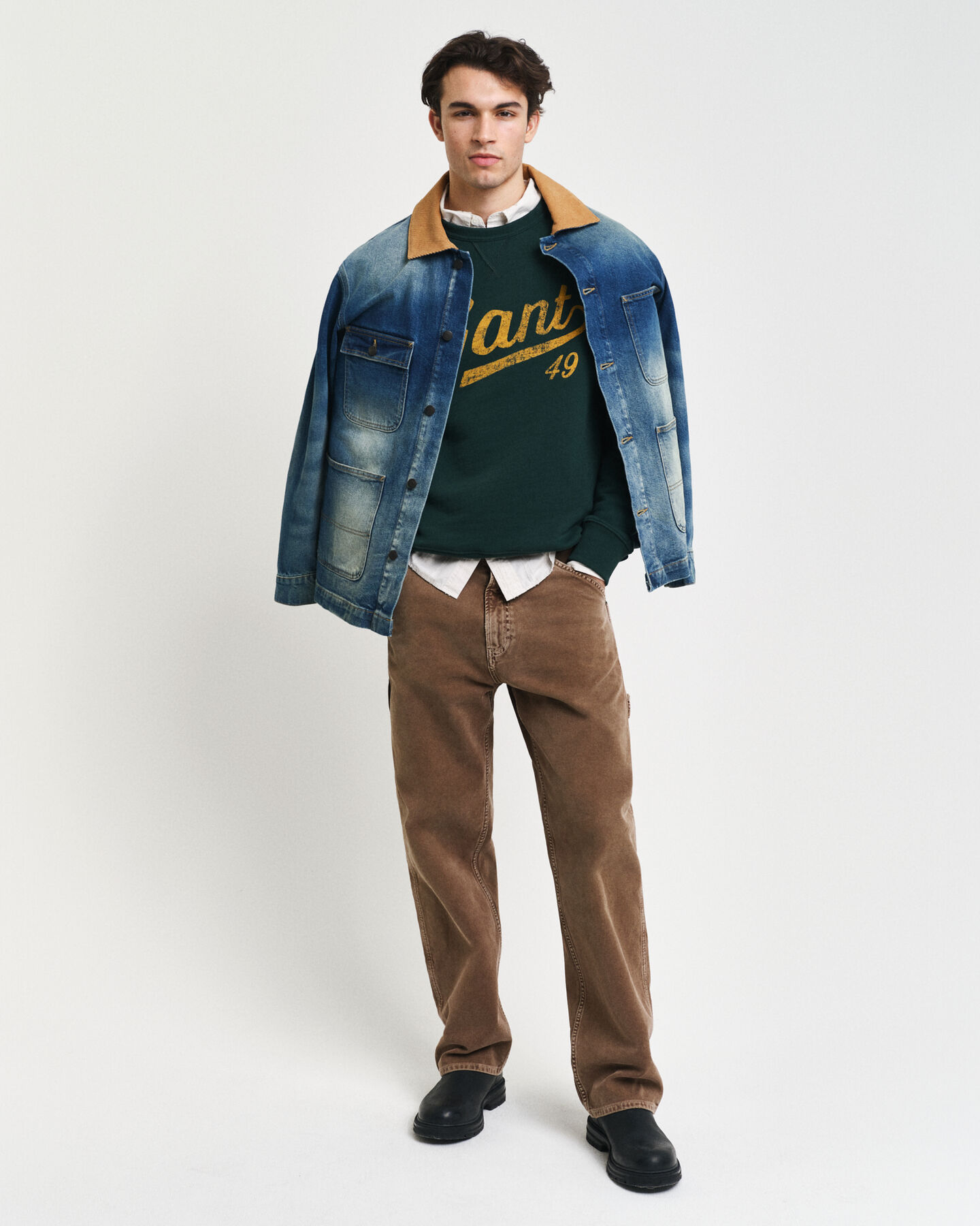 Graphic-collegepaita, py&ouml;re&auml; p&auml;&auml;ntie