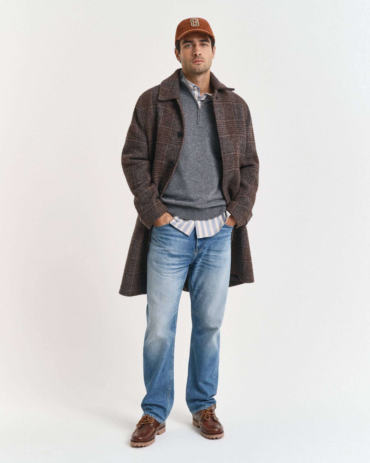 Puolivetoketjullinen kašmirneulepusero