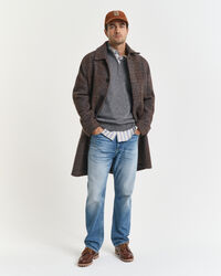 Puolivetoketjullinen kašmirneulepusero