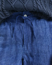 Relaxed fit -mitoitetut pellavashortsit