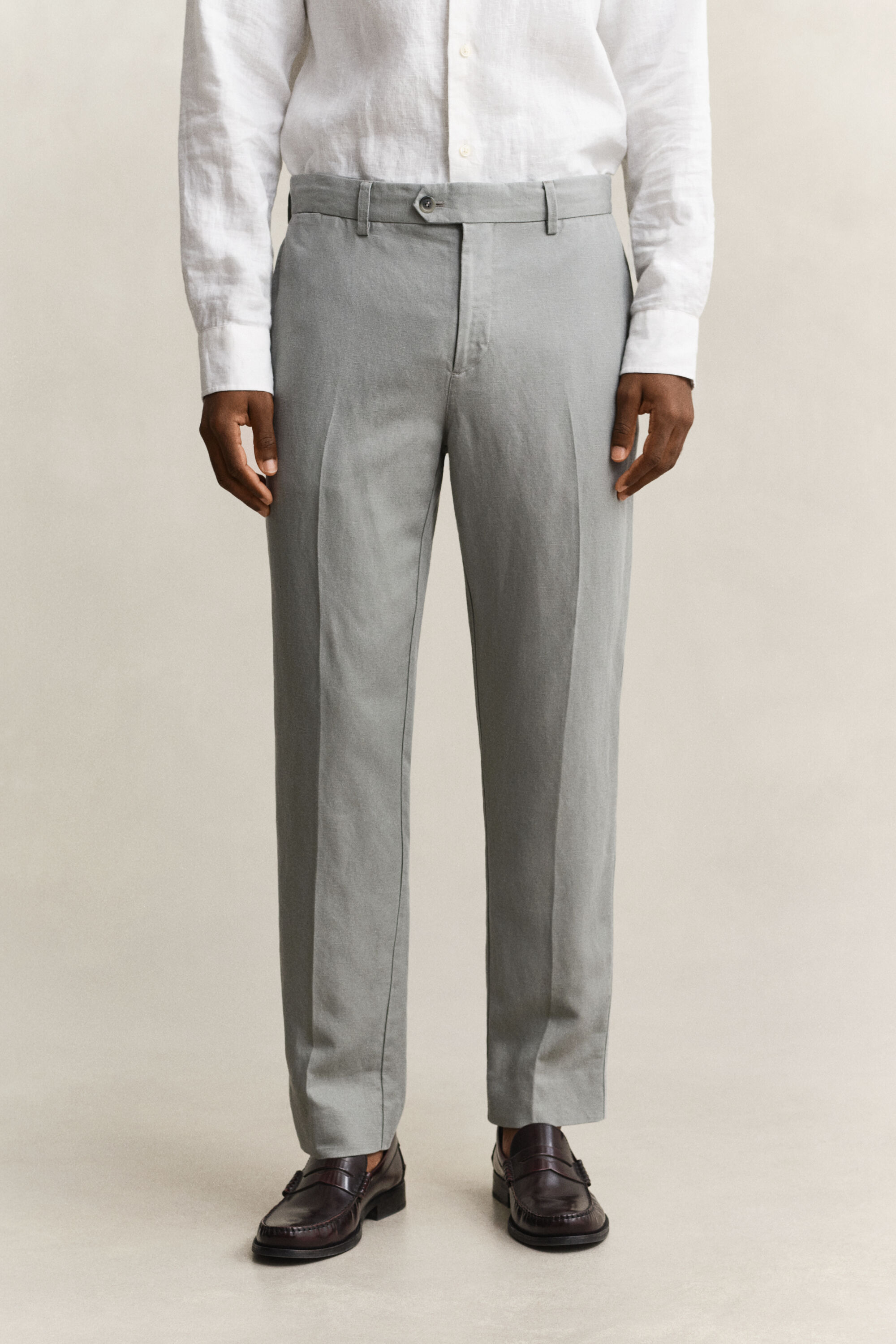 Puvunhousut lyocell-pellavasekoitetta