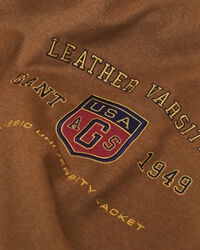 Nahkainen GANT Varsity Jacket ‑takki