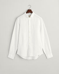 Slim fit ‑mitoitettu pellavapaita