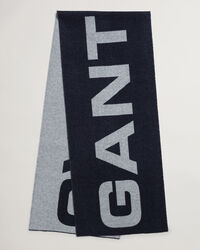 Kontrastivärinen villahuivi