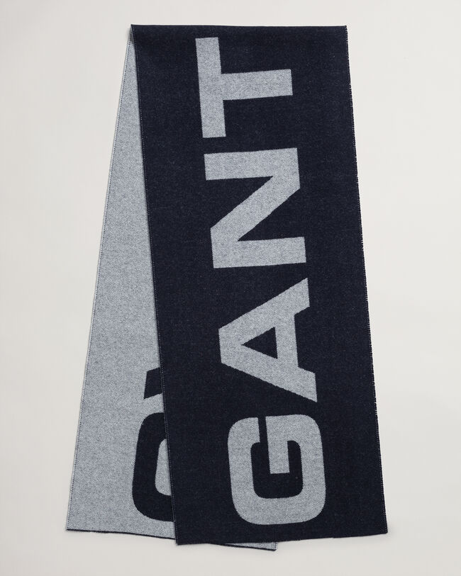 Kontrastivärinen villahuivi