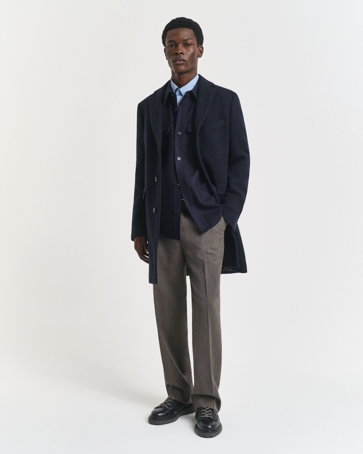 Kalanruotokuvioiset puvunhousut