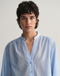 Relaxed fit ‑mitoitettu pusero puuvilla-silkkisekoitetta