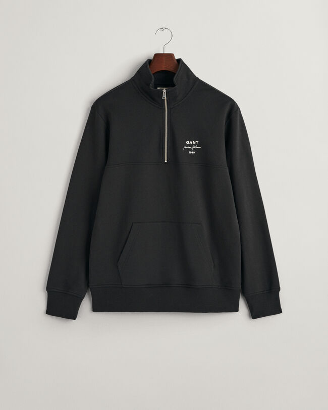 GANT Script Graphic ‑collegepaita, vetoketjukaulus