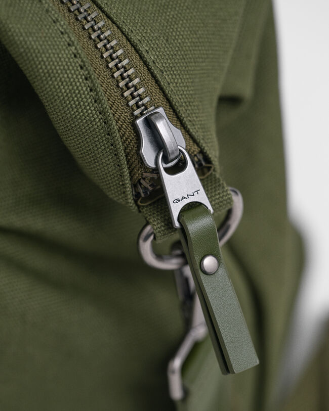 Puuvillakanvaasikankainen G Badge ‑putkikassi