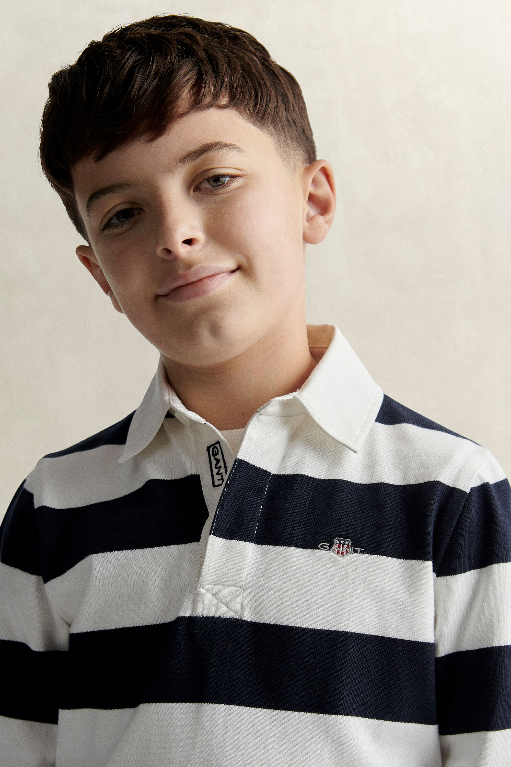 Teen Boys ‑malliston raidallinen Rugger-paita
