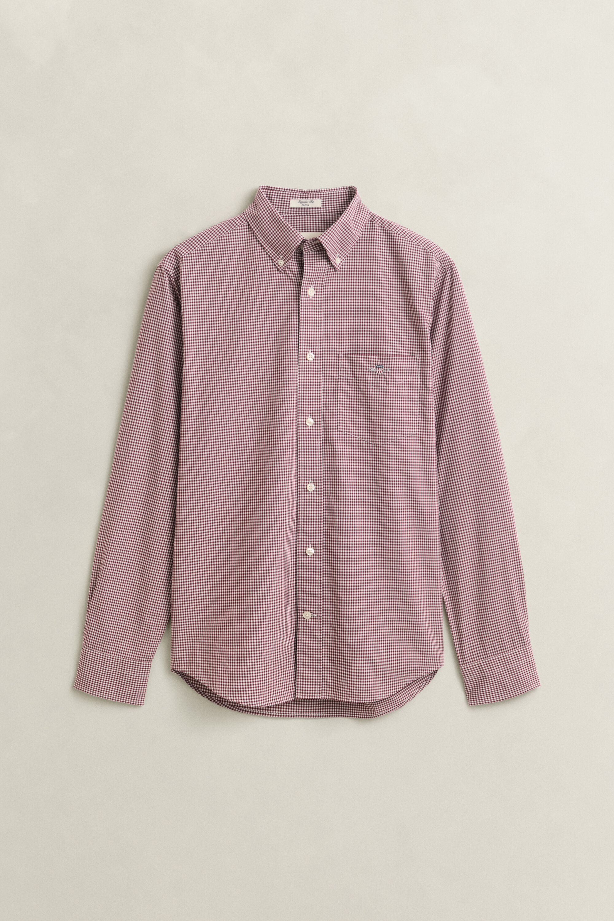 Gingham-ruudullinen Classic-popliinipaita