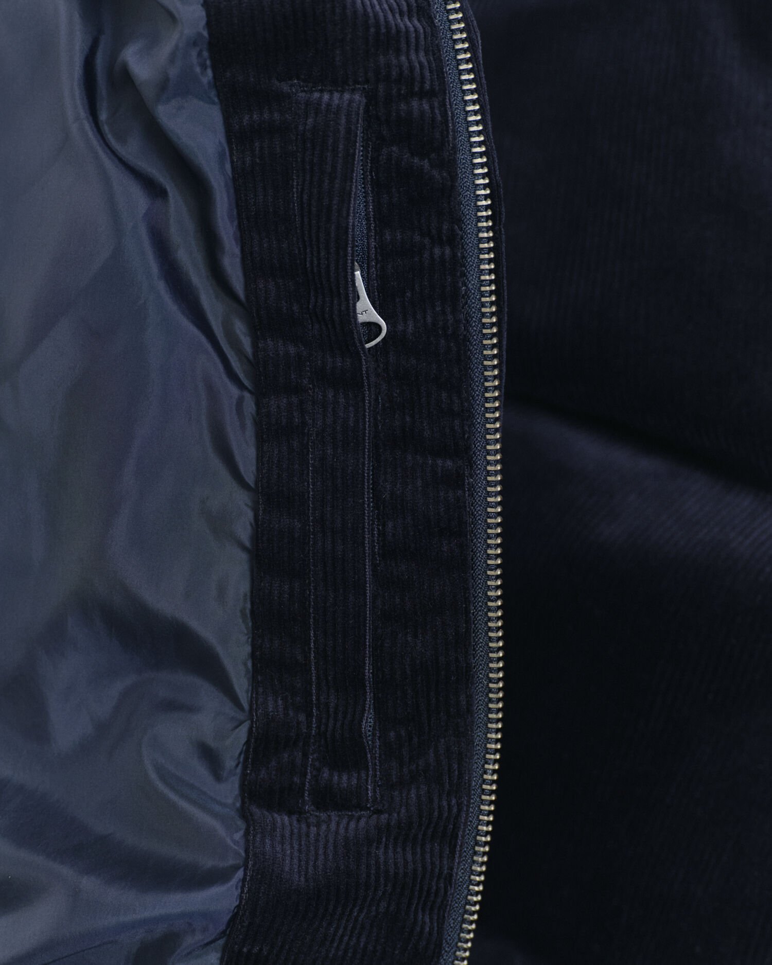 Vakosamettinen toppatakki