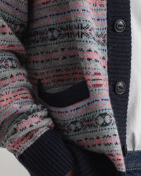 REMAKE fair isle ‑neuletakki