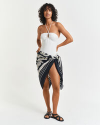 G-kuvioitu puuvilla‑silkkisaronki