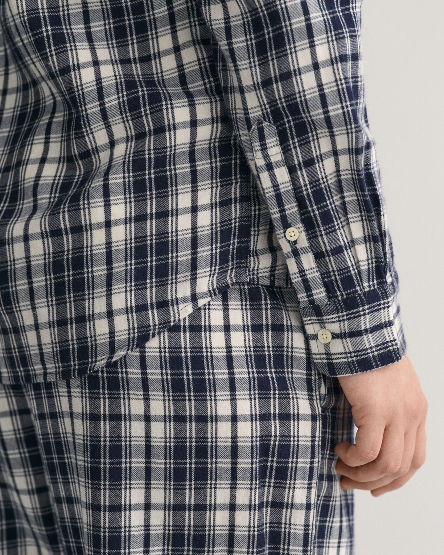 Teen Boys ‑malliston regular&nbsp;fit ‑mitoitettu ruudullinen flanellipaita