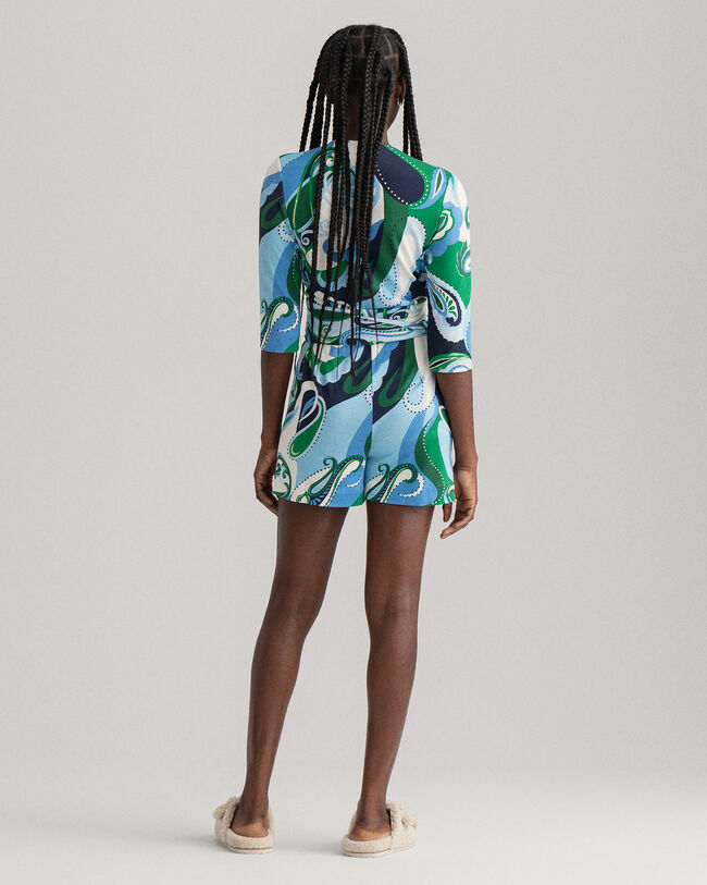 Paisley-kuvioitu shortsihaalari